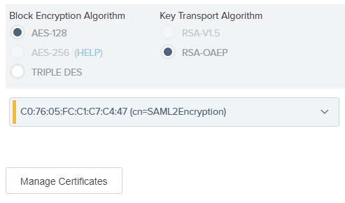 Encryption Certificate