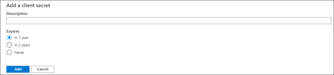 Access Key Description