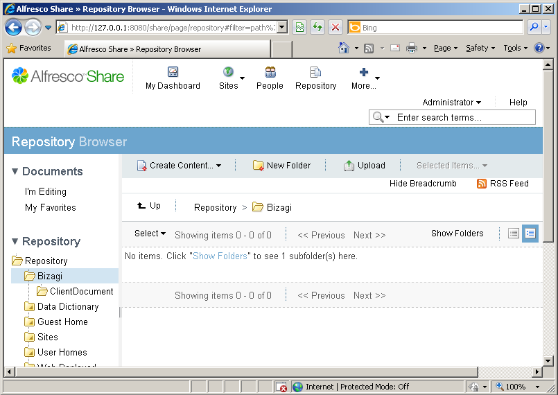 Alfresco ECM Repository