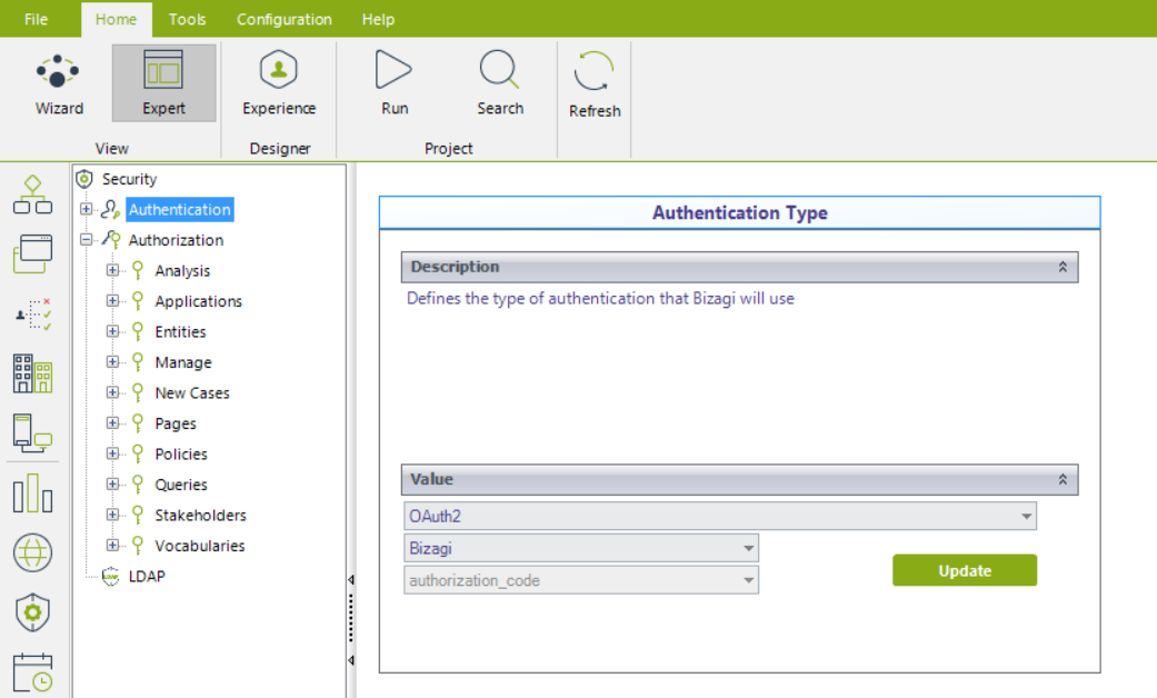 Authentication Settings