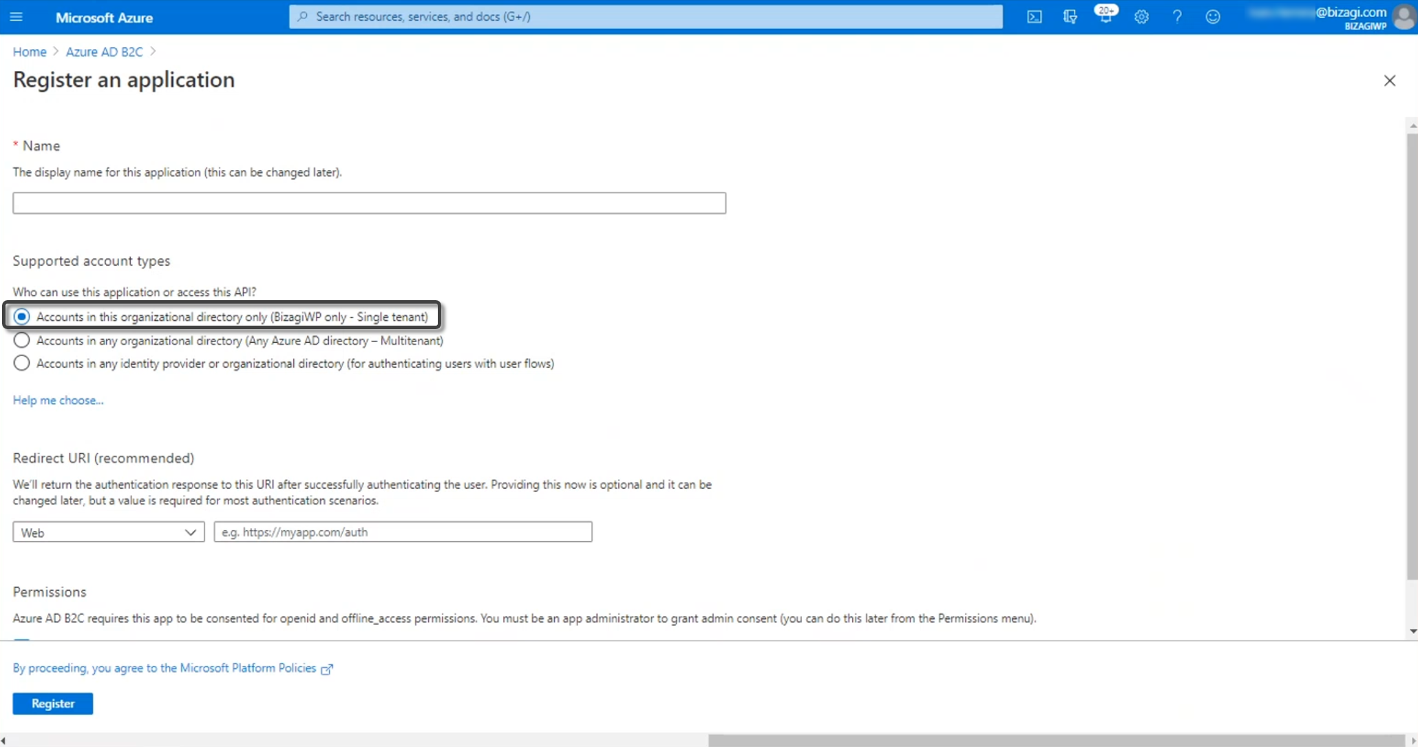 Application Details
