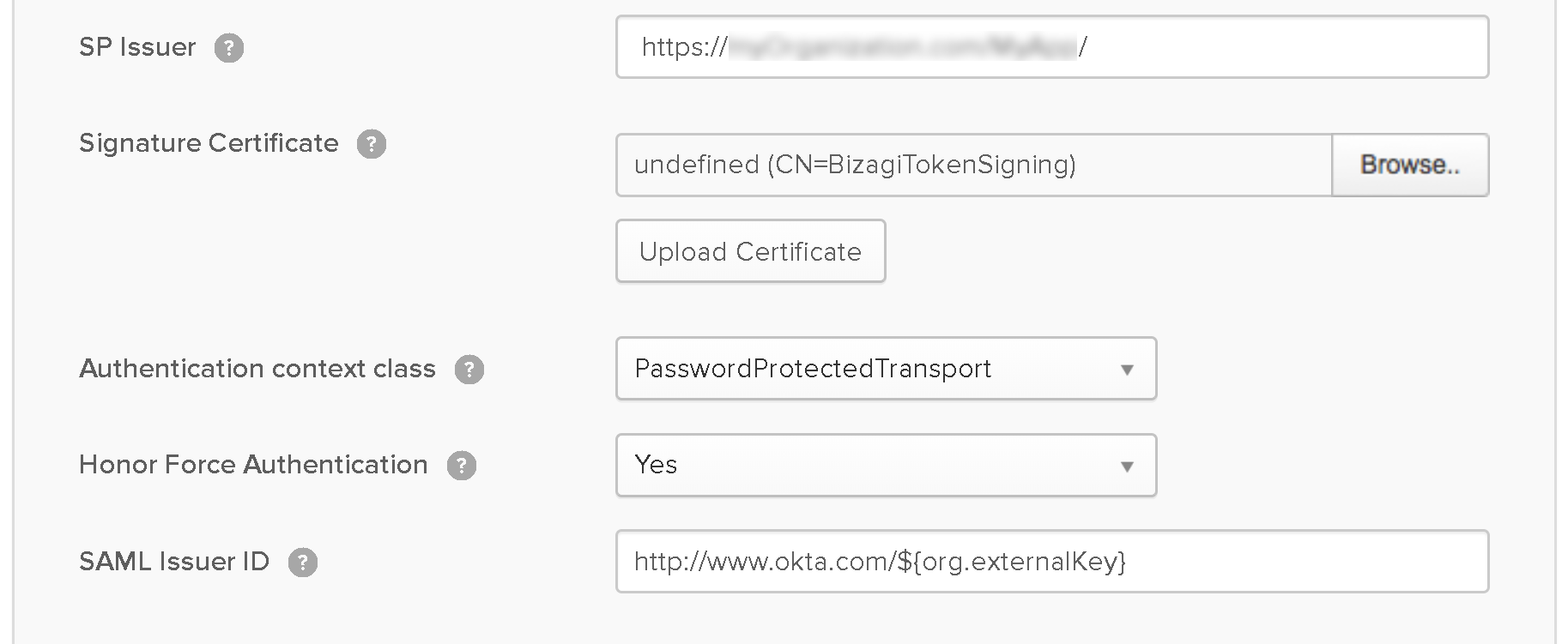 Review Configuration