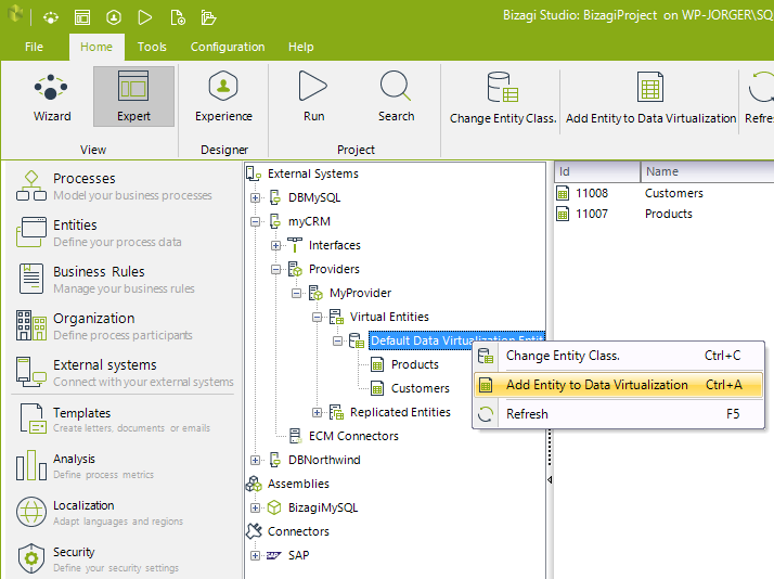 AddEntityVirtualization