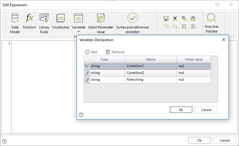 Declare Variables
