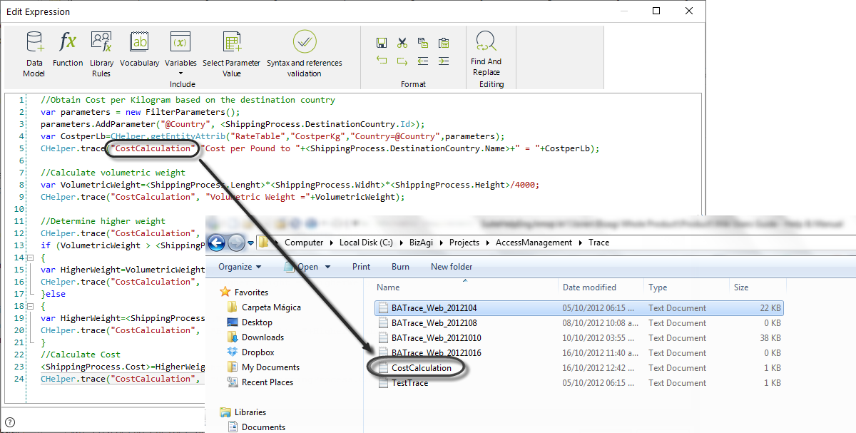 Trace Log File
