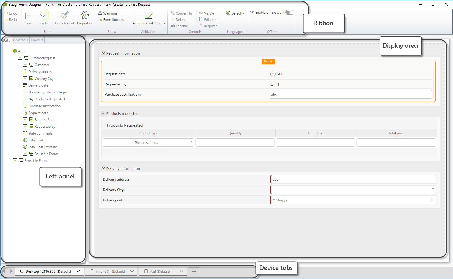 Forms Designer Components