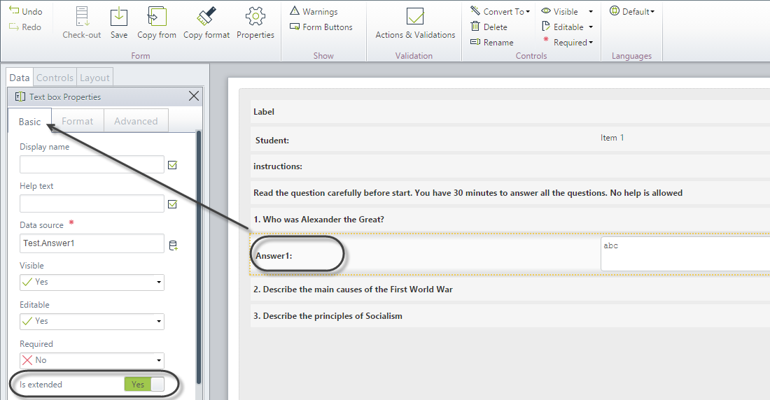 Form Components Example 3