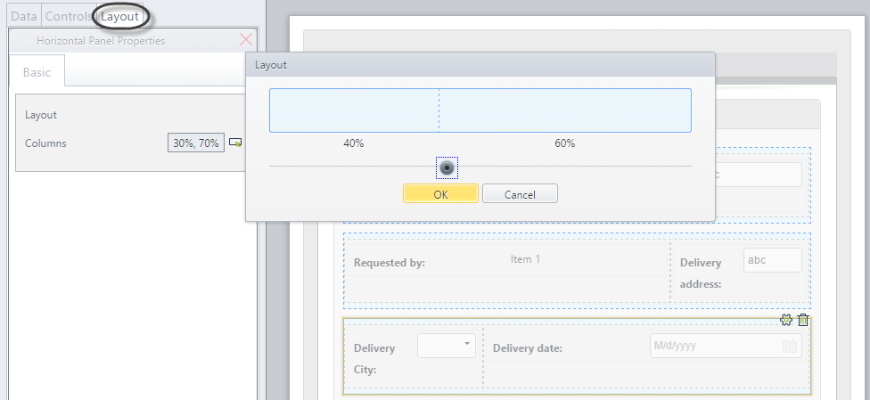 Adjust Layout