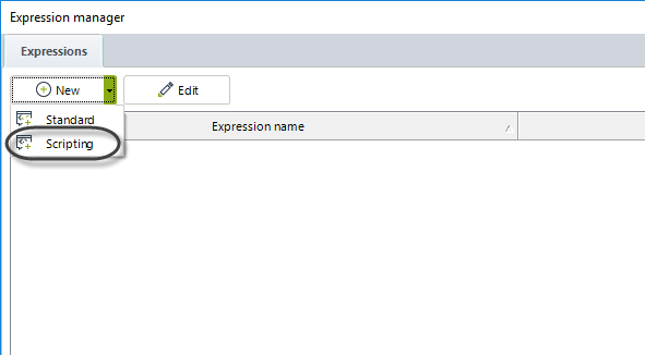 Expand New Options