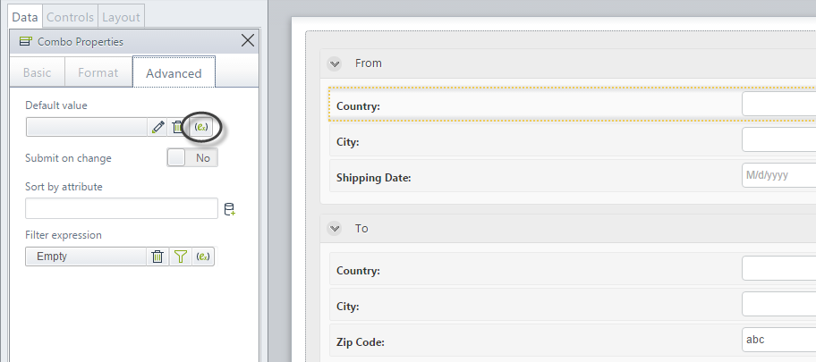Default Value Expression Icon