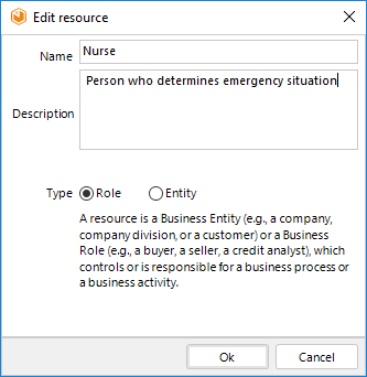 Enter Resource Details