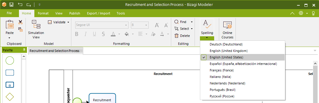 Spell Checker Dropdown