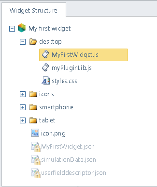 Widget Editor Structure
