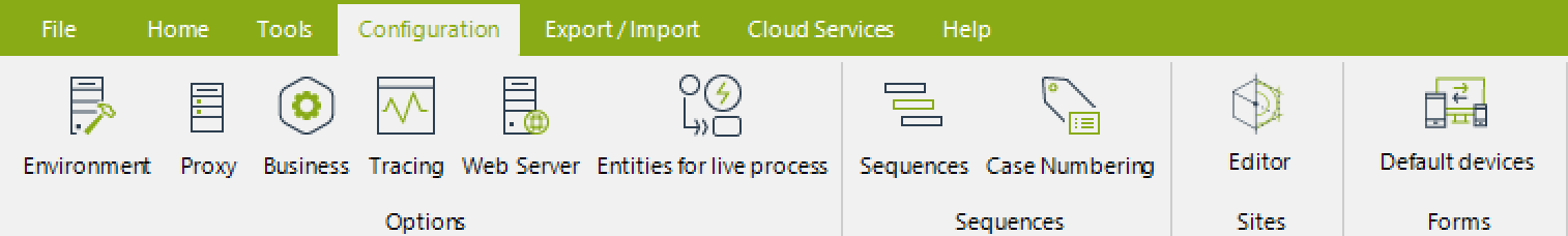 Configuration Tab