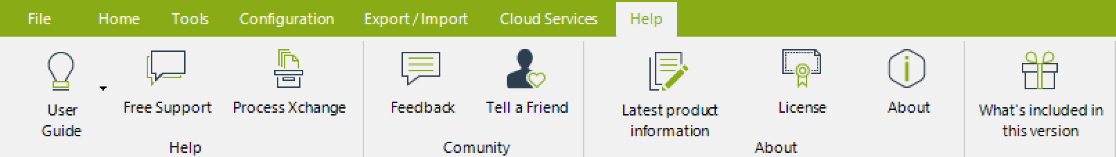 Help Tab