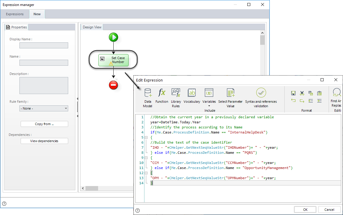 Expression Editor