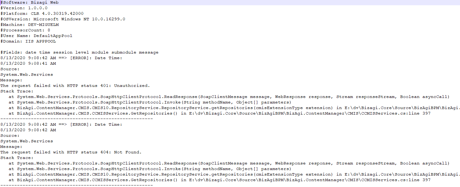 Log File Example