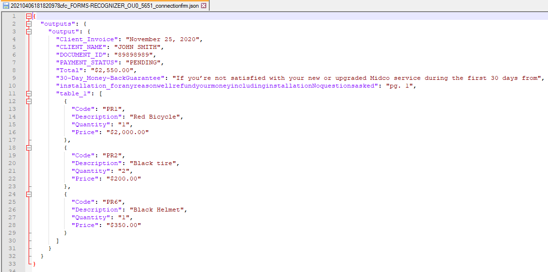Export Example