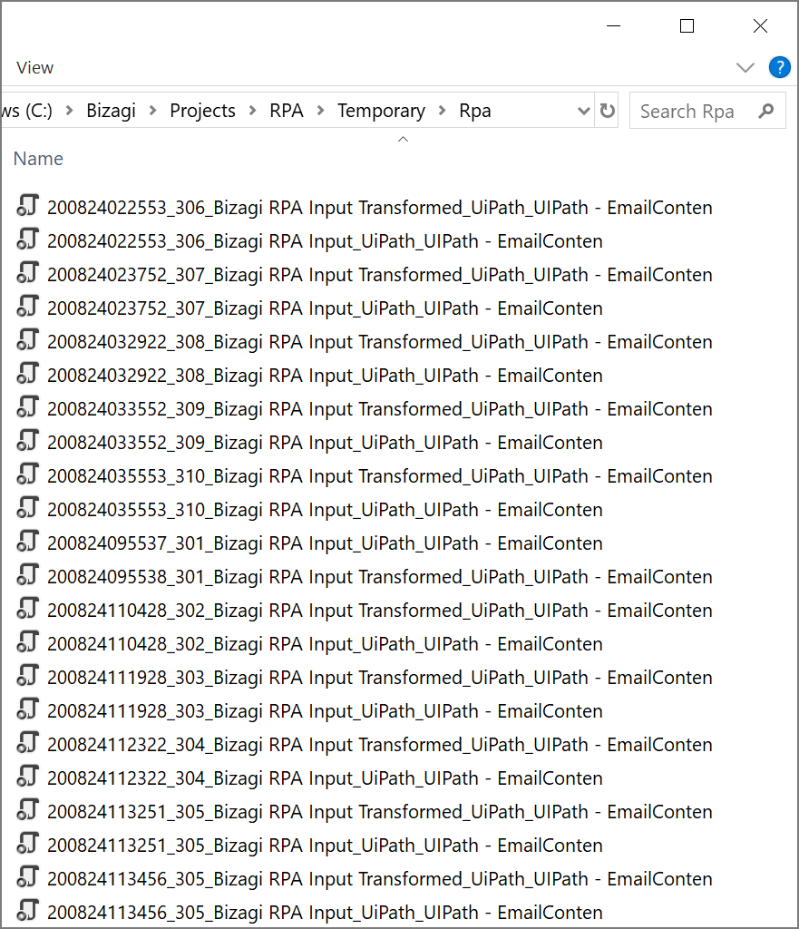 RPA Trace Example 3