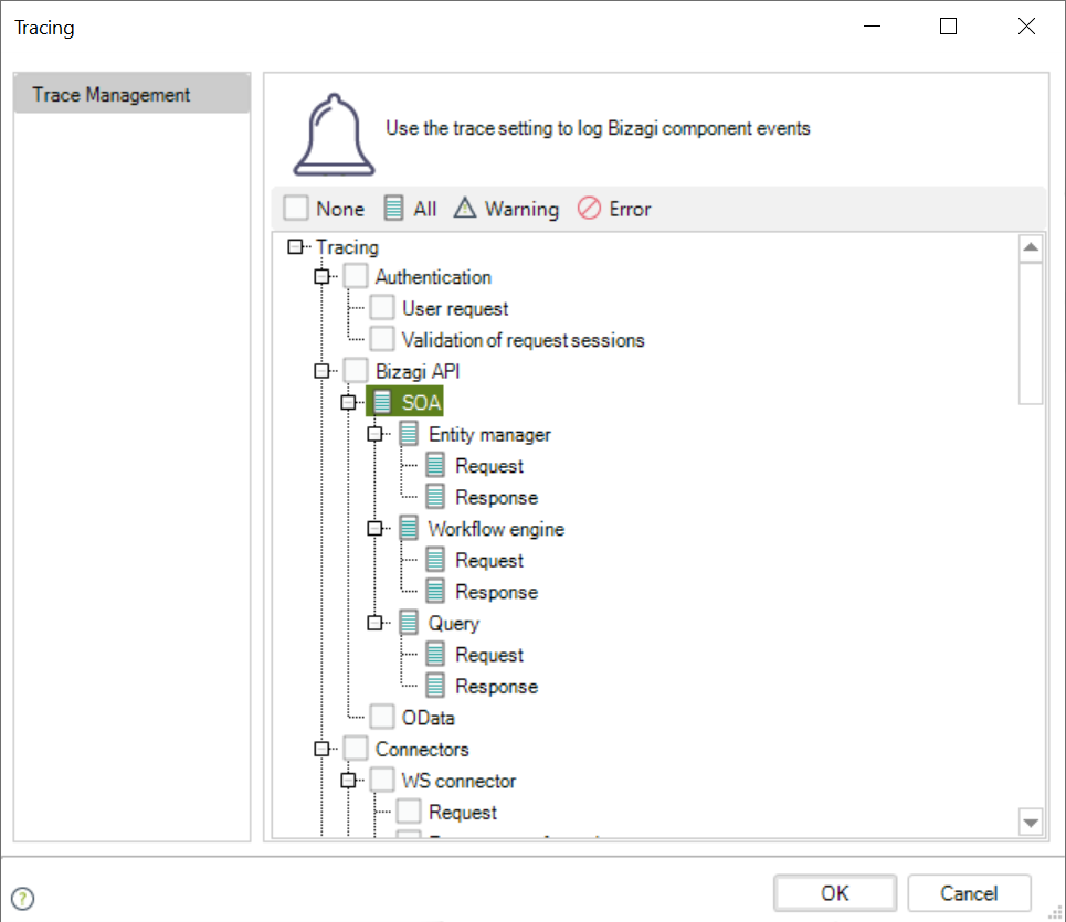 SOA Trace Example