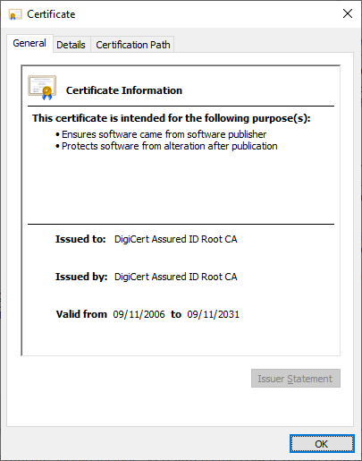 DigiCert Details
